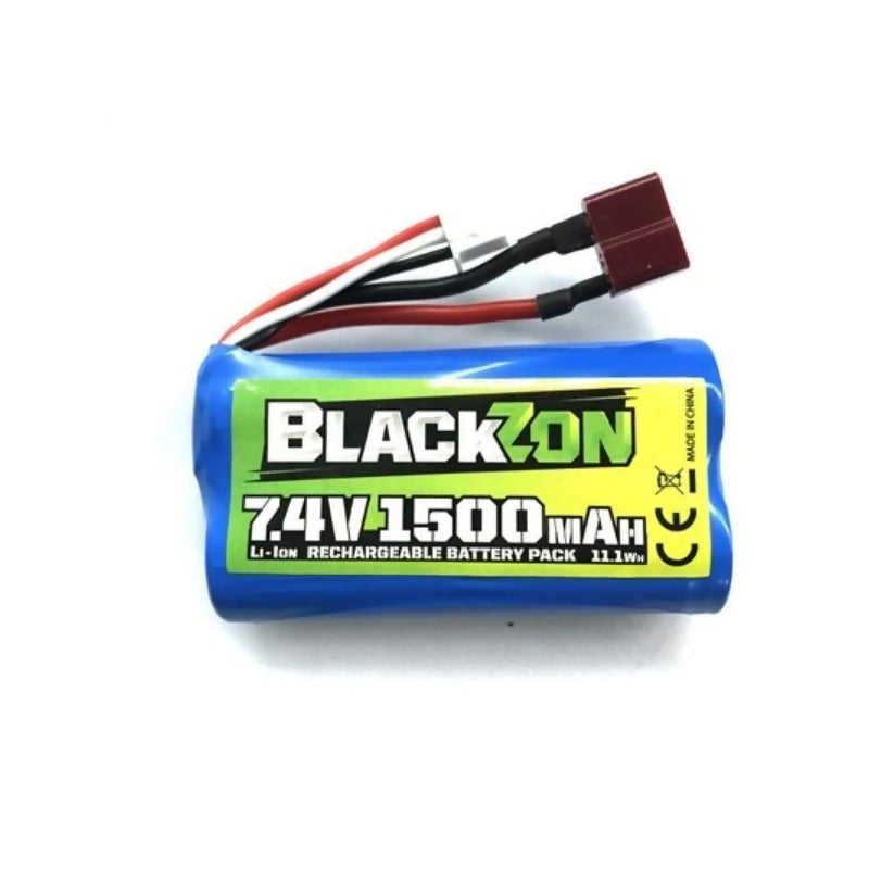 BlackZon Battery Pack (Li-ion 7.4V, 1500mAh), w/T-Plug, Smyter