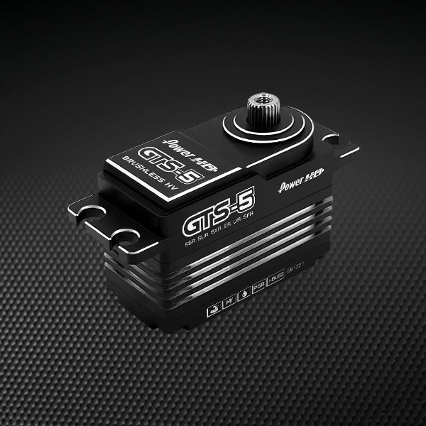 POWER HD GTS-5 HV Brushless 694.4 oz / 0.08 Alum Gear Low Profile Servo