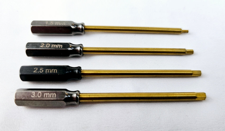 ERC Golden Titanium Hex Tips 4pc 1.5/2.0/2.5/3.0