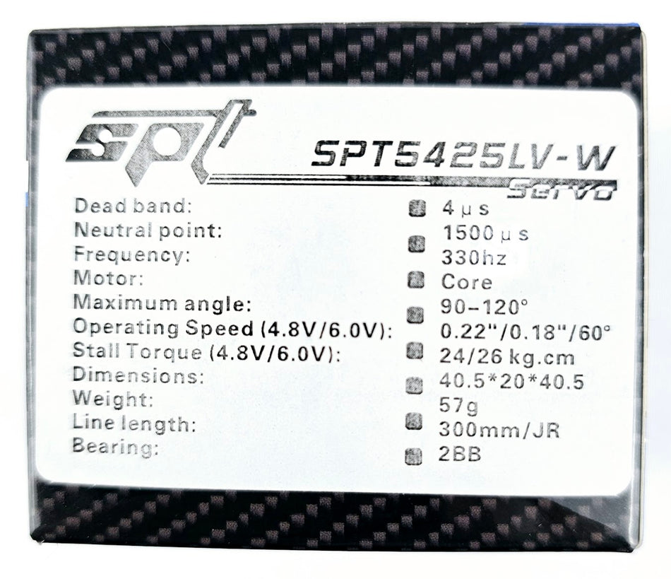ERC SPT Waterproof 25kg (347 oz-in) Servo 25T