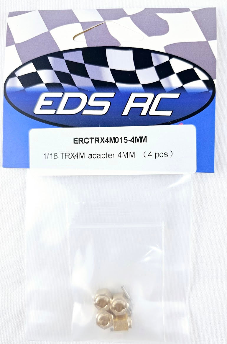 ERC 1/18 TRX4M adapter 4MM (4 pcs)