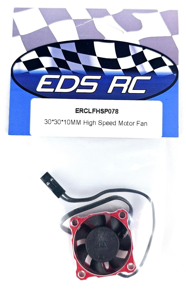 ERC 30*30*10MM High Speed Cooling Fan Red