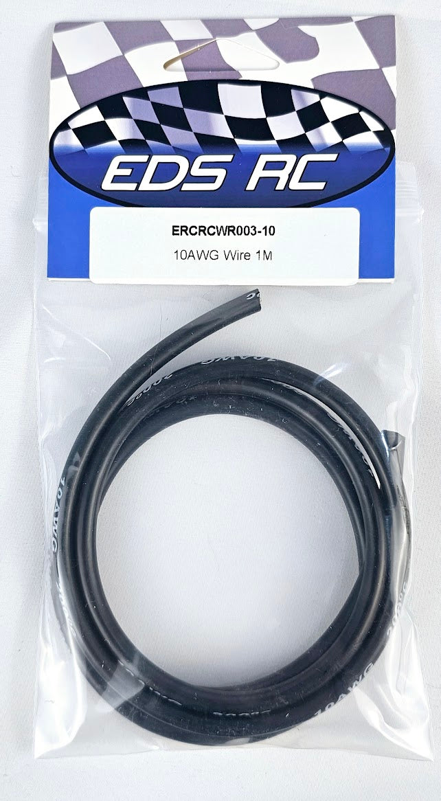 ERC 10AWG Wire 1M Black