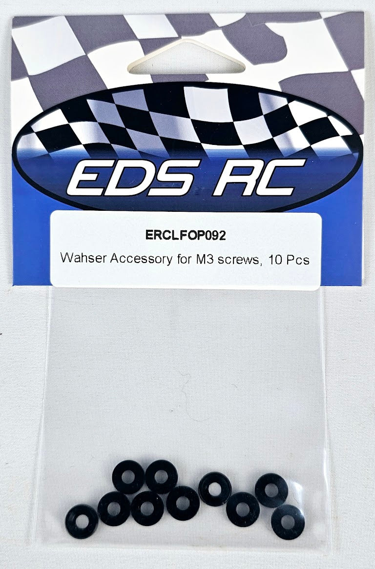 ERC Countersink Washer M3 10pcs Black