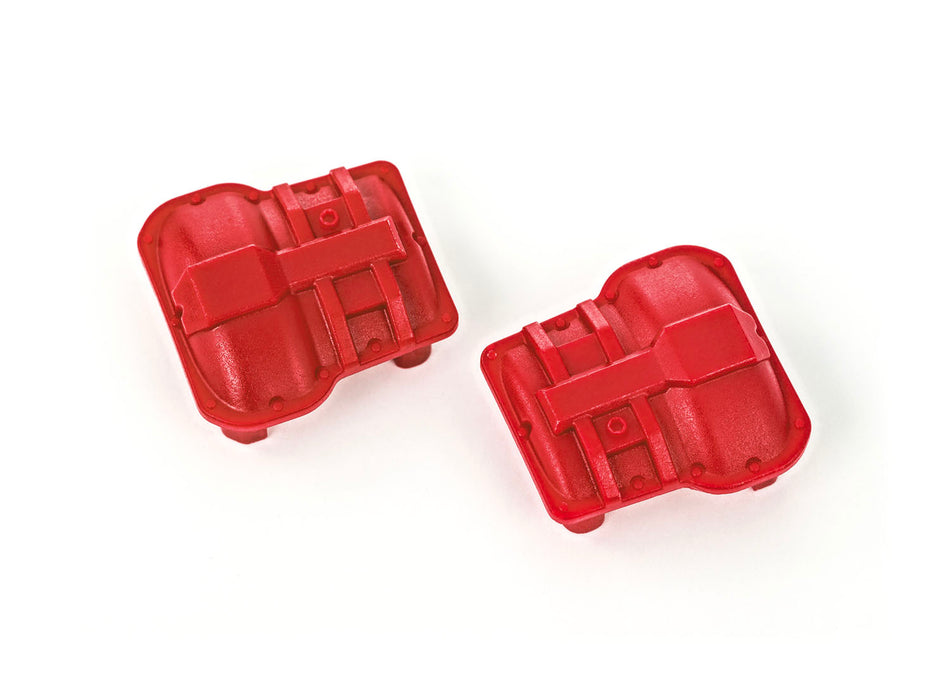 TRAXXAS AXLE COVER RED (2) TRX-4M
