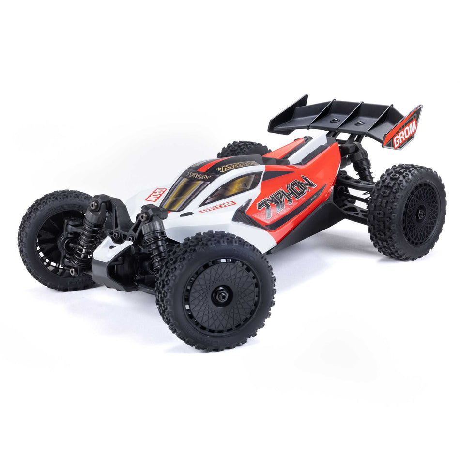 Typhon Grom Mega 380 Brushed 4X4 Buggy RTR with Battery & Charger, Red/White