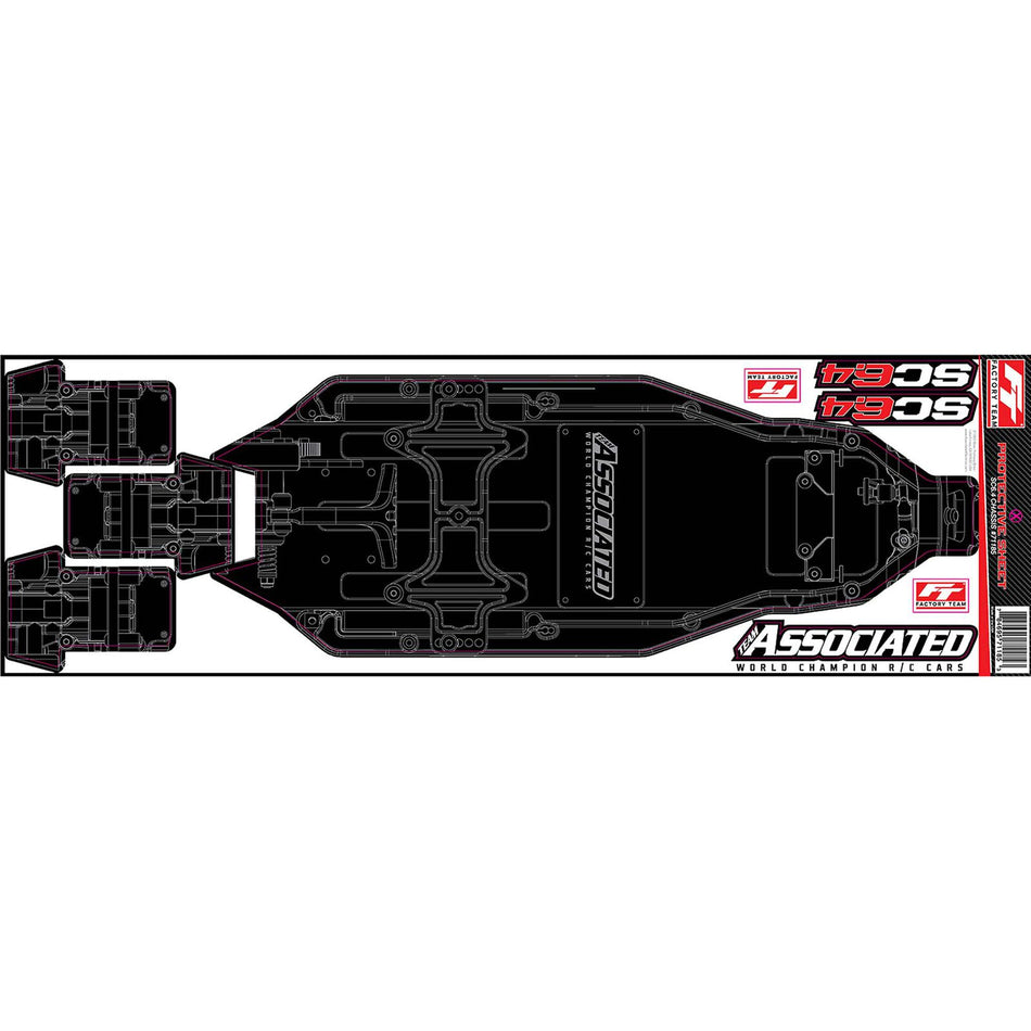Team Associated RC10SC6.4 FT Chassis Protective Sheet