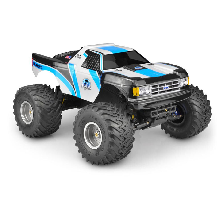 JConcepts 1/10 1989 Ford F-150 "California" Clear Body: Stampede