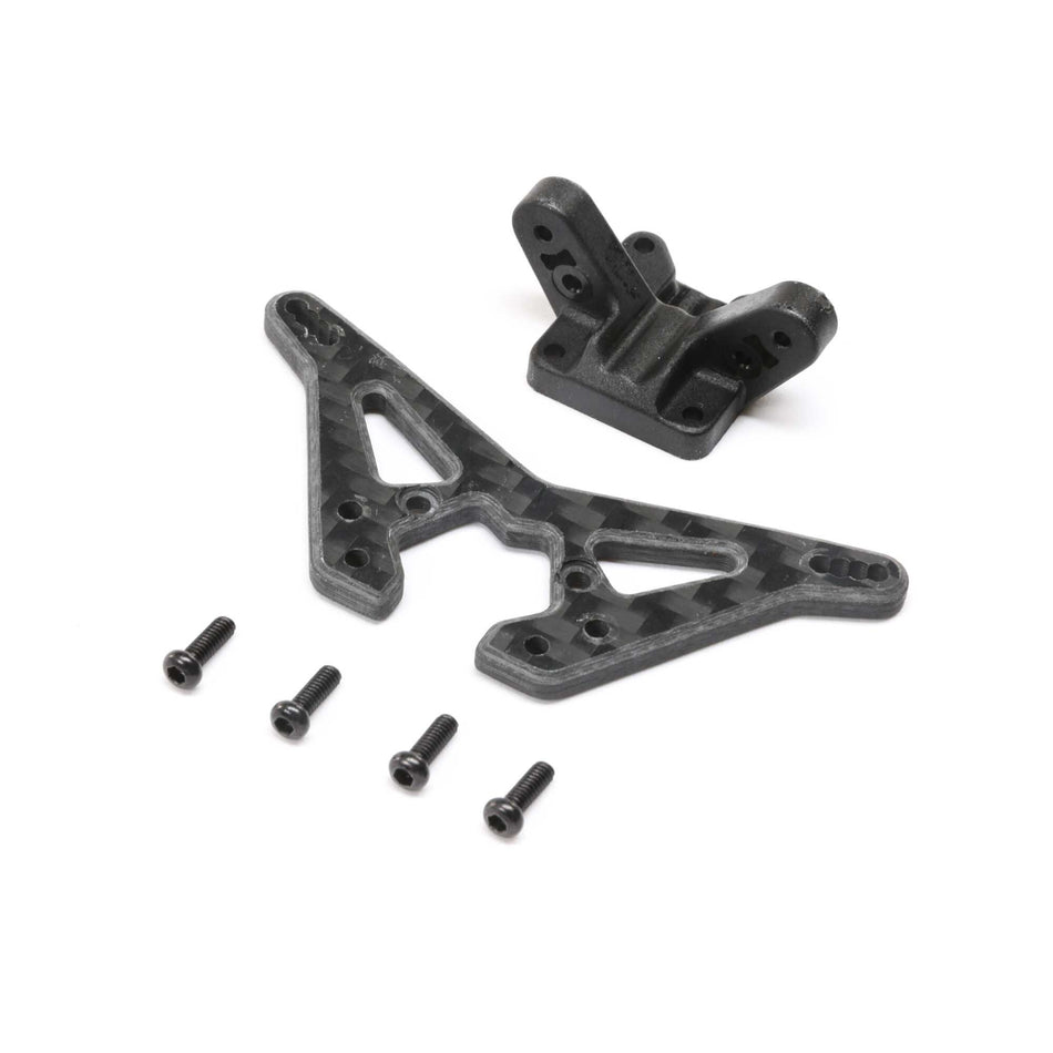 Losi TLR Tuned Rear Carbon Shock Tower for Mini-B