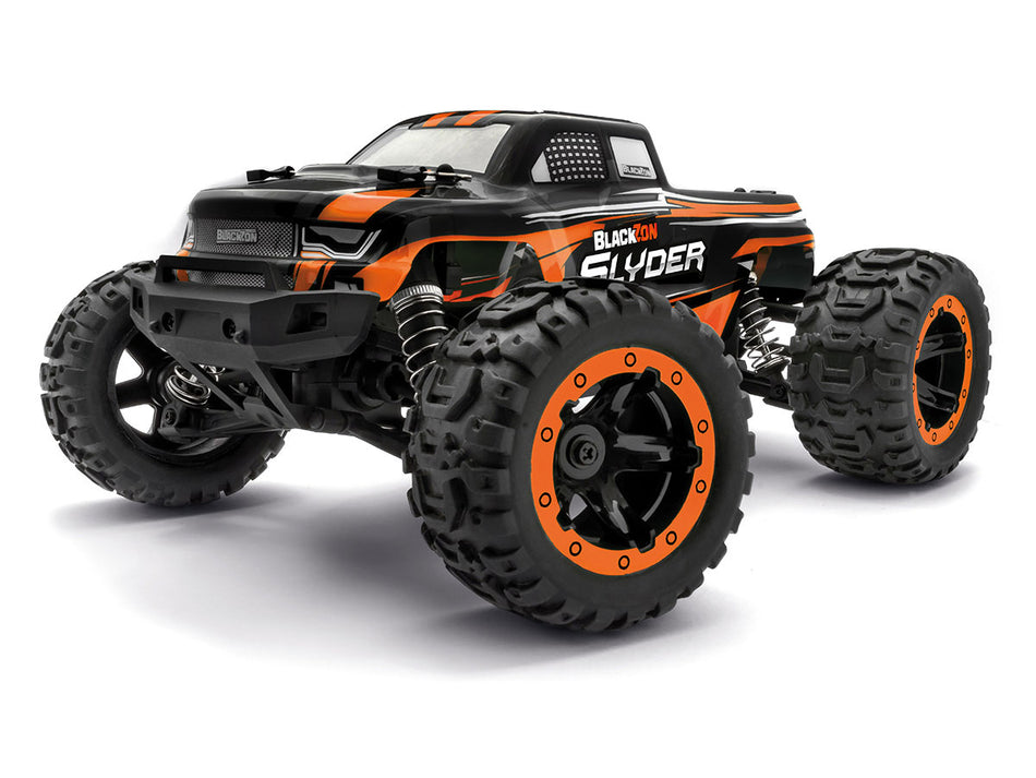 BlackZon Slyder MT 1/16 4WD Electric Monster Truck - Orange