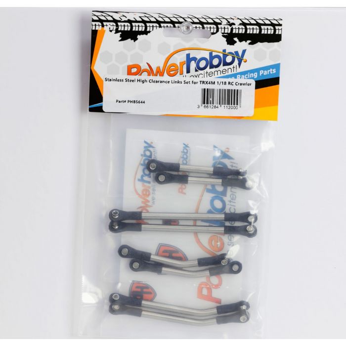 Powerhobby High Clearance Link Set for TRX-4M Stainless