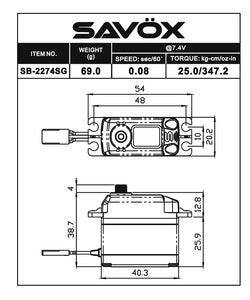 SAVOX SB2274SG-BE