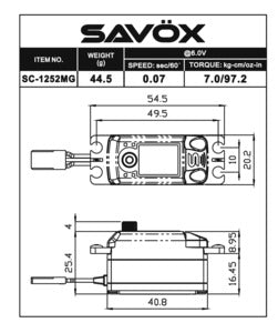 SAVOX SC1252MG