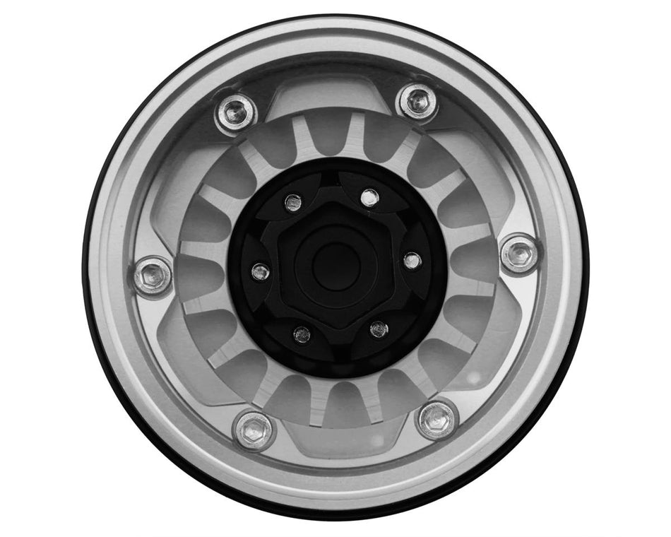 Treal Hobby Type N 1.9" Multi-Spoke Beadlock Wheels (Silver) (4)