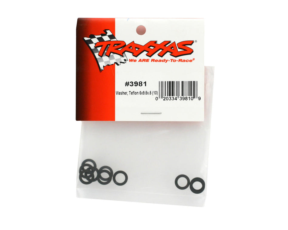 Traxxas 6x9.5x0.5mm PTFE-Coated Washer (10)