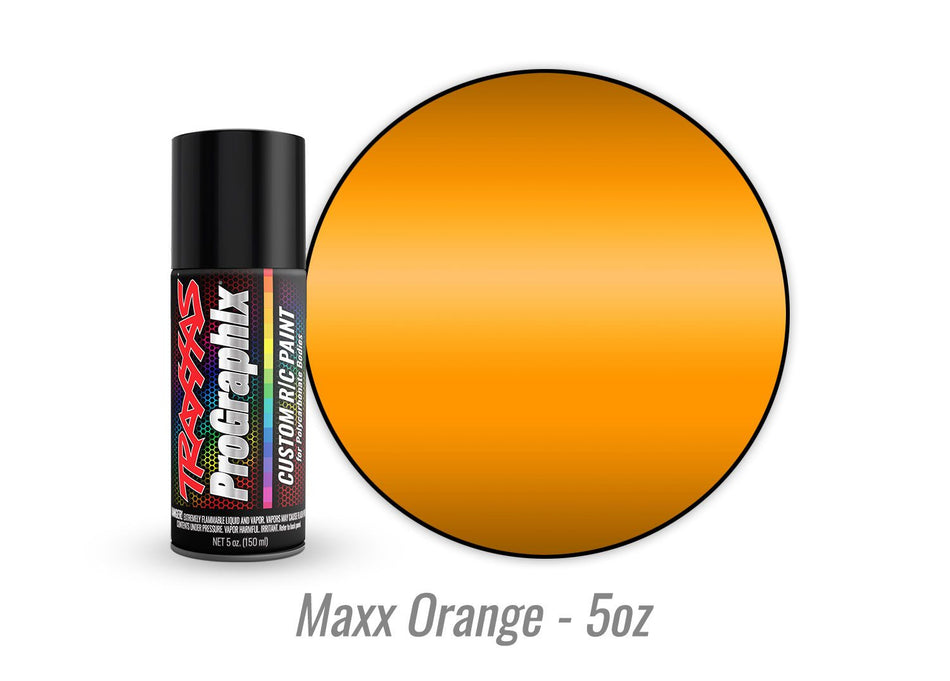 Traxxas Body Paint, ProGraphix®, Maxx® Orange (5oz) 5051