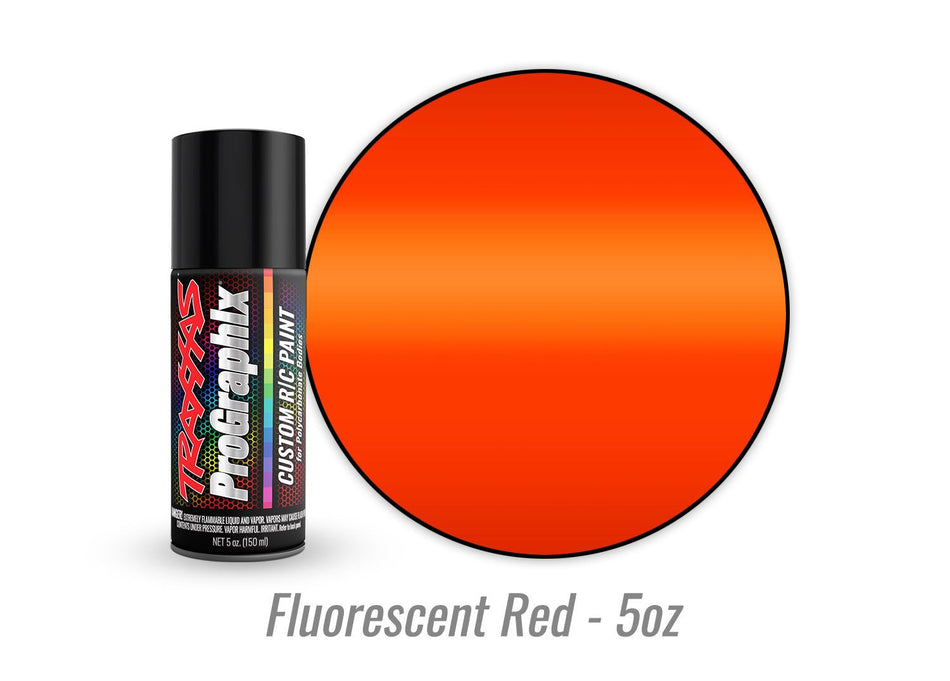 Traxxas Body Paint, ProGraphix®, Fluorescent Red 5oz 5067