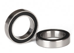 Ball bearings, black rubber sealed (15*21*4mm) (2)