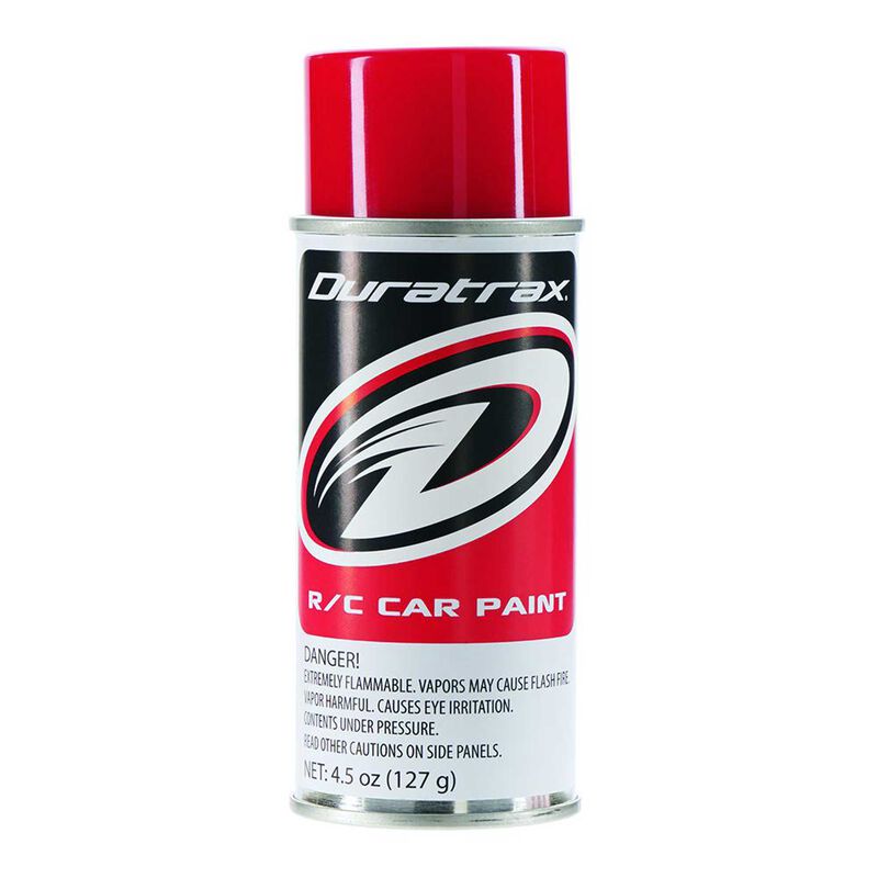 Duratrax Polycarb Spray, Racing Red, 4.5 oz 4254