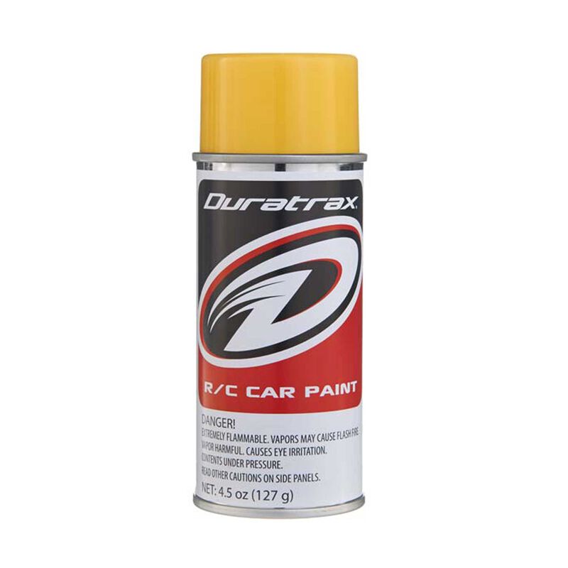 Duratrax Polycarb Spray, Mellow Yellow, 4.5 oz 4257
