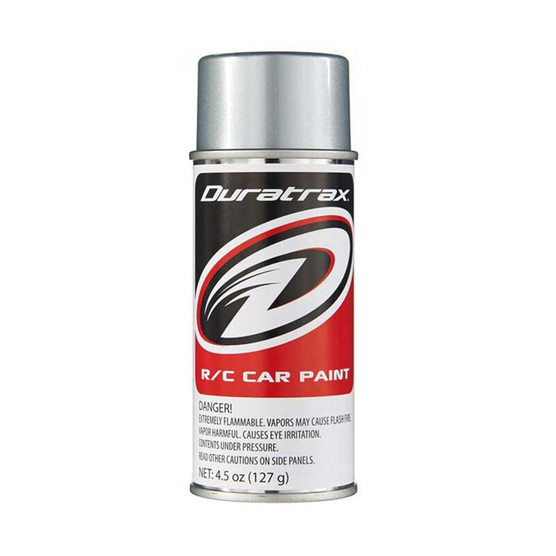 Duratrax Polycarb Spray, Silver Streak, 4.5 oz 4262