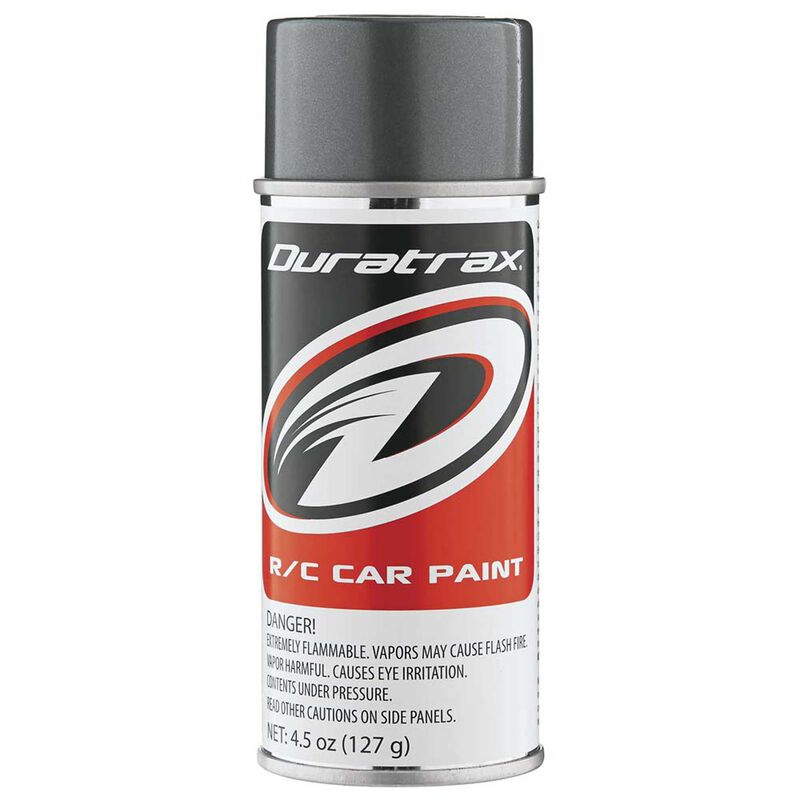 Duratrax Polycarb Spray Gun Metal, 4.5 oz 4263