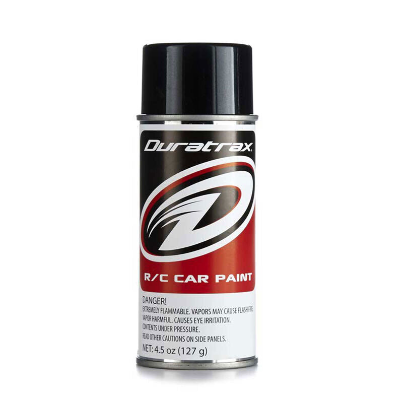 Duratrax Polycarb Spray, Metallic Black, 4.5 oz 4280