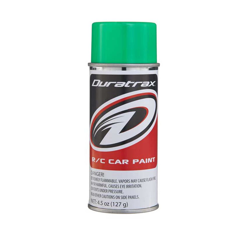 Duratrax Polycarb Spray, Fluorescent Green, 4.5 oz 4281