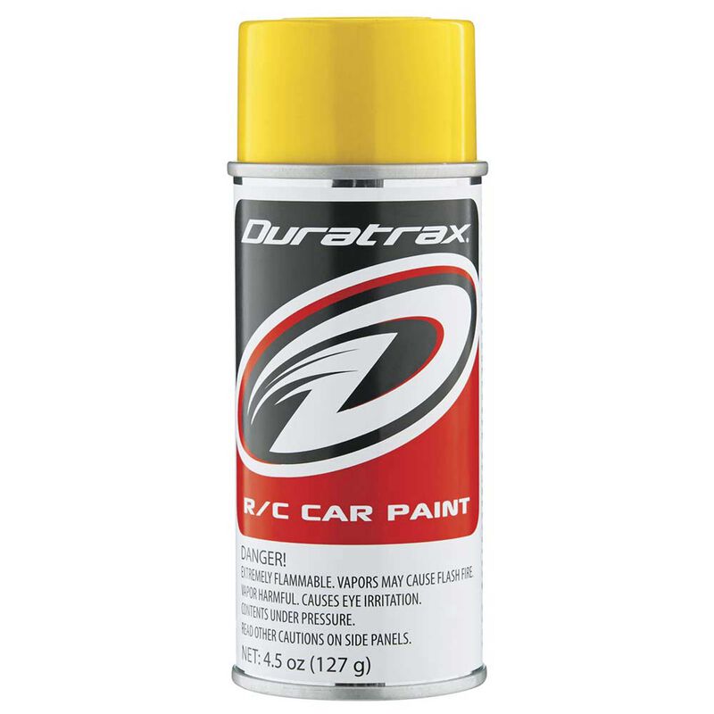 Duratrax Polycarb Spray, Candy Yellow, 4.5oz 4295