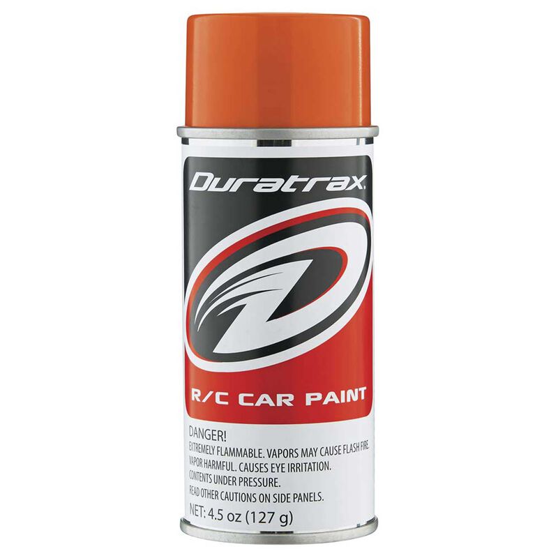 Duratrax Polycarb Spray, Candy Orange, 4.5oz 4296
