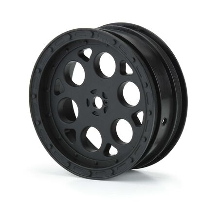 Proline 1/10 Showtime Front 2.2" 12mm Sprint Car Wheels (2) Black