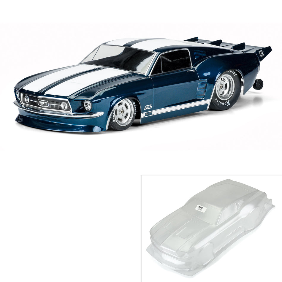Proline 1/10 1967 Ford Mustang Clear Body: Drag Car