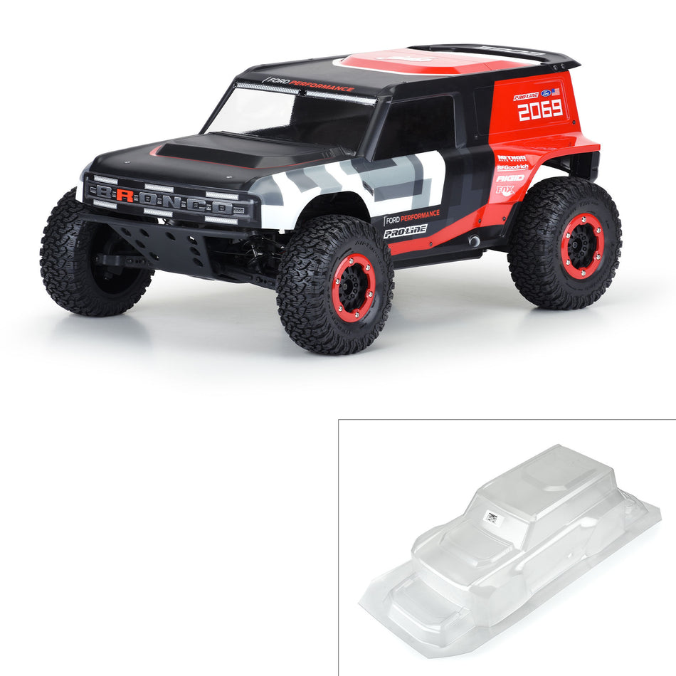 Proline 1/10 Ford Bronco R Clear Body: Short Course