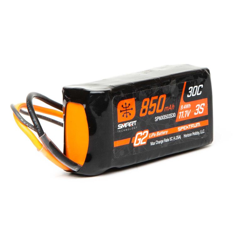 Spektrum 3s 850mAh 30C IC2 Battery