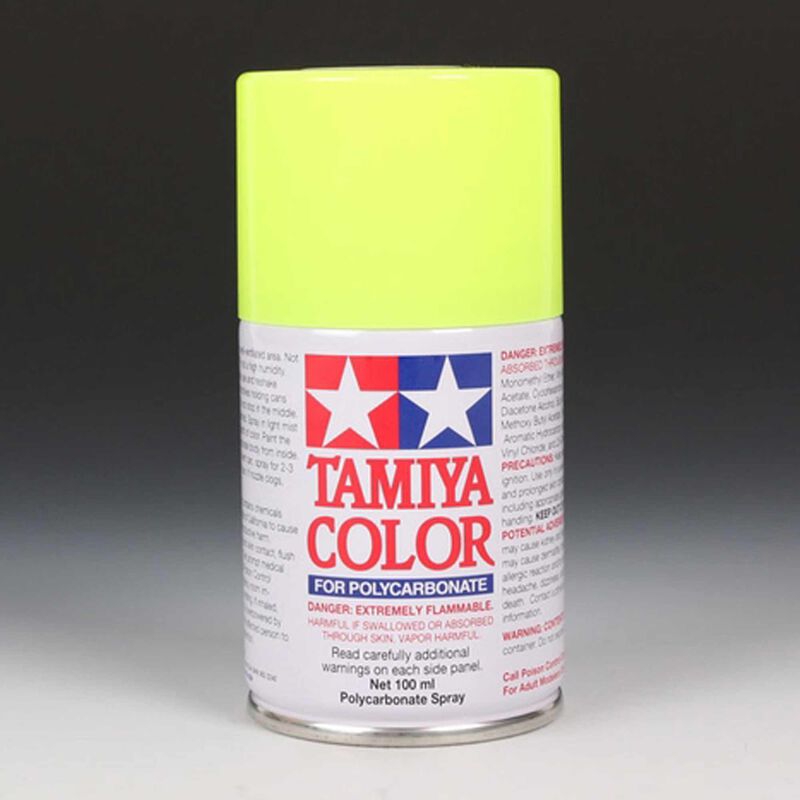 Tamiya PS-27 Fluorescent Yellow Spray, 100 ml 86027