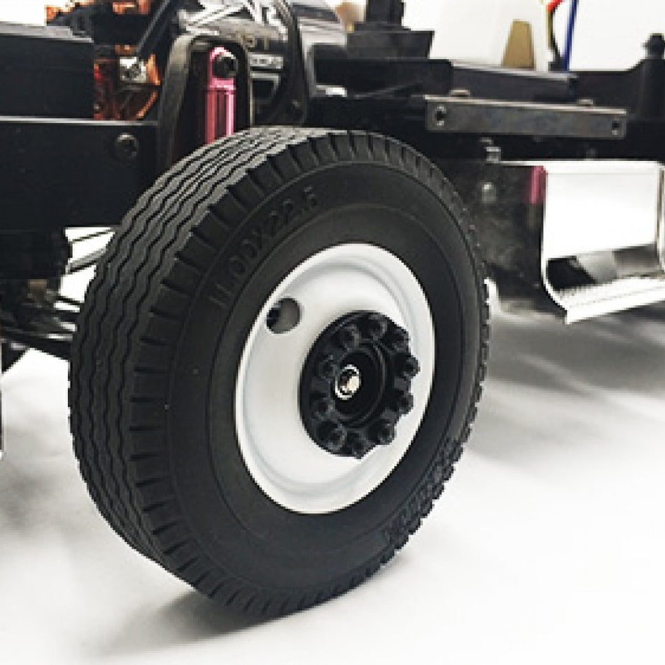 Xtra Speed Steel Alloy Front Beadlock Wheel For Tamiya 1/14 Tractor Truck 2pcs #XS-15462