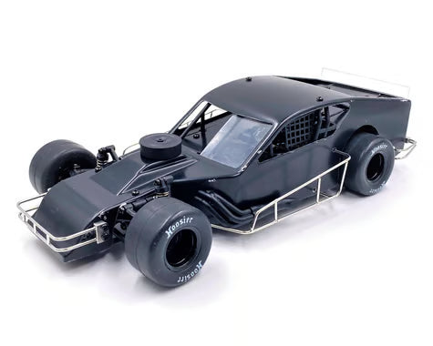 1RC Racing Asphalt Modified 1/18 Brushless RTR 2WD Oval Racer (Black) w/2.4GHz Radio, Battery & USB Charger