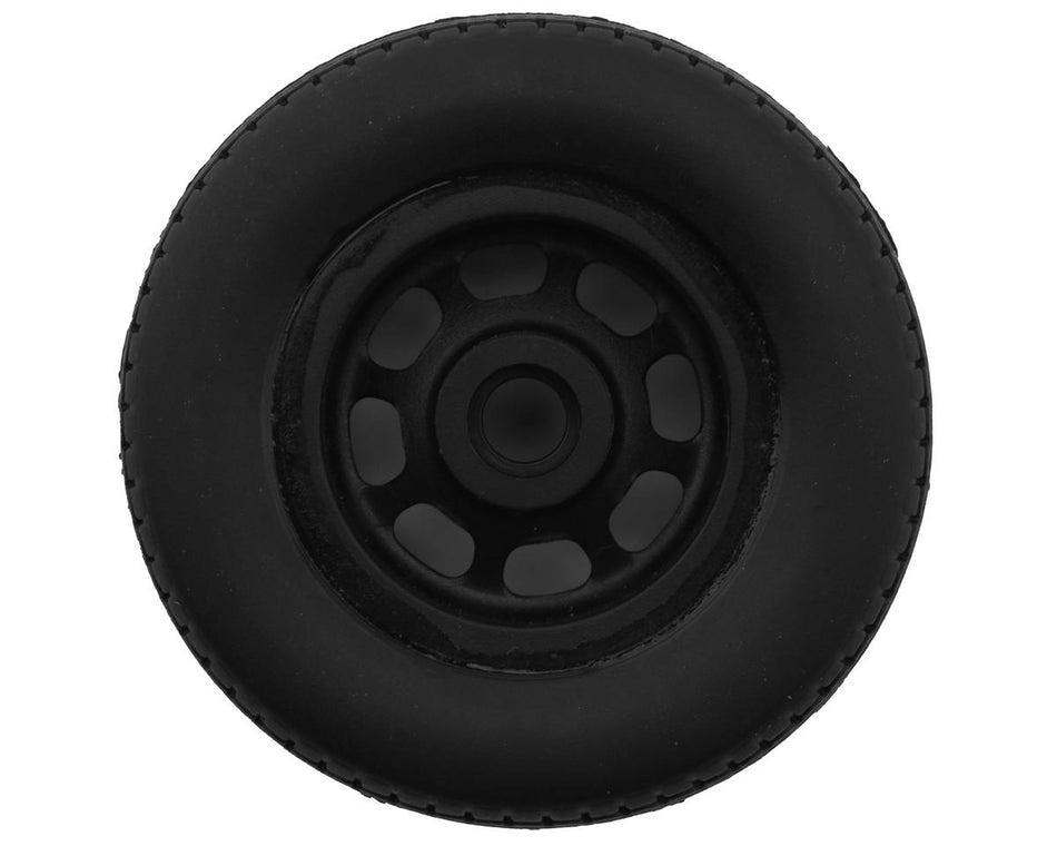 1RC Racing Pre-Mounted 1/18 Modified Hoosier Tires (Black) (4) (F/R) (Standard)