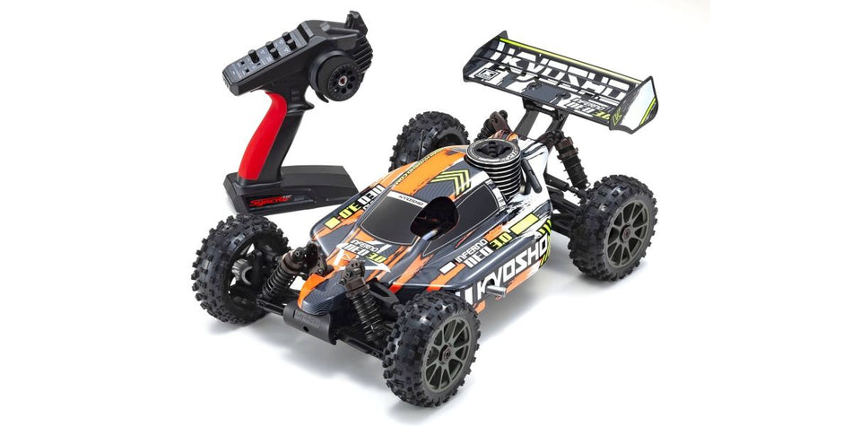 Kyosho 1:8 Scale Radio Controlled GP Powered Racing Buggy Readyset INFERNO NEO 3.0 Orange