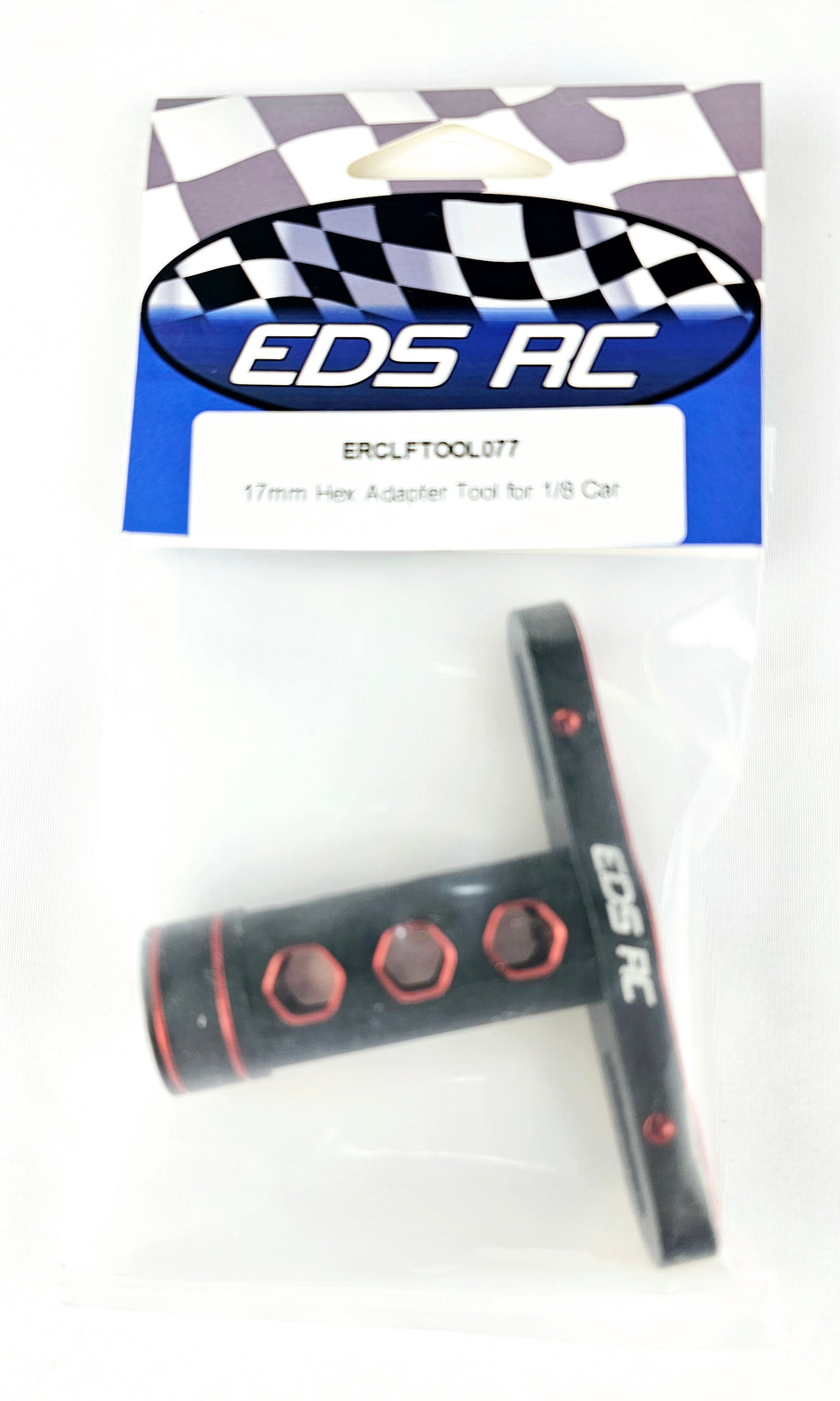 ERC Lightweight Aluminum 17mm Hex Wheel Wrench Red