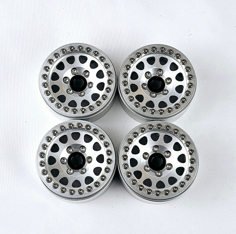 ERC 1.9 CNC Bead Lock Wheels Silver (4)