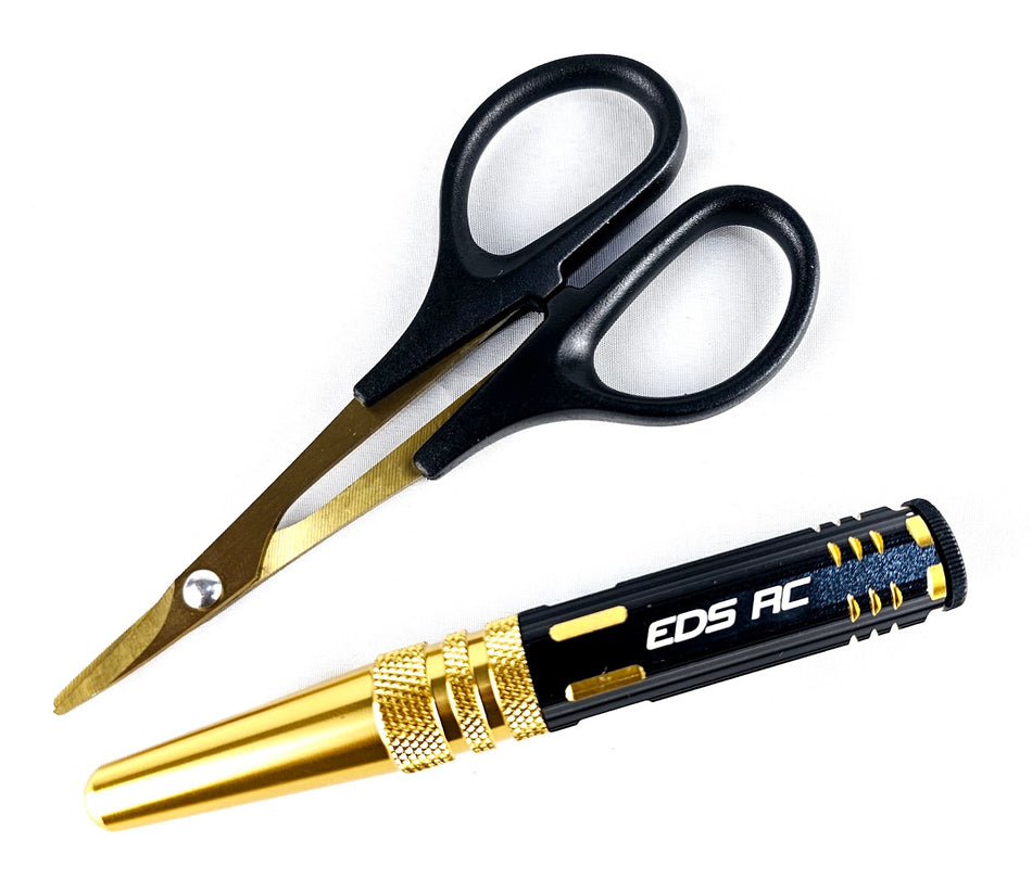ERC Gold Body Reamer 0- 14MM, Curved Scissors