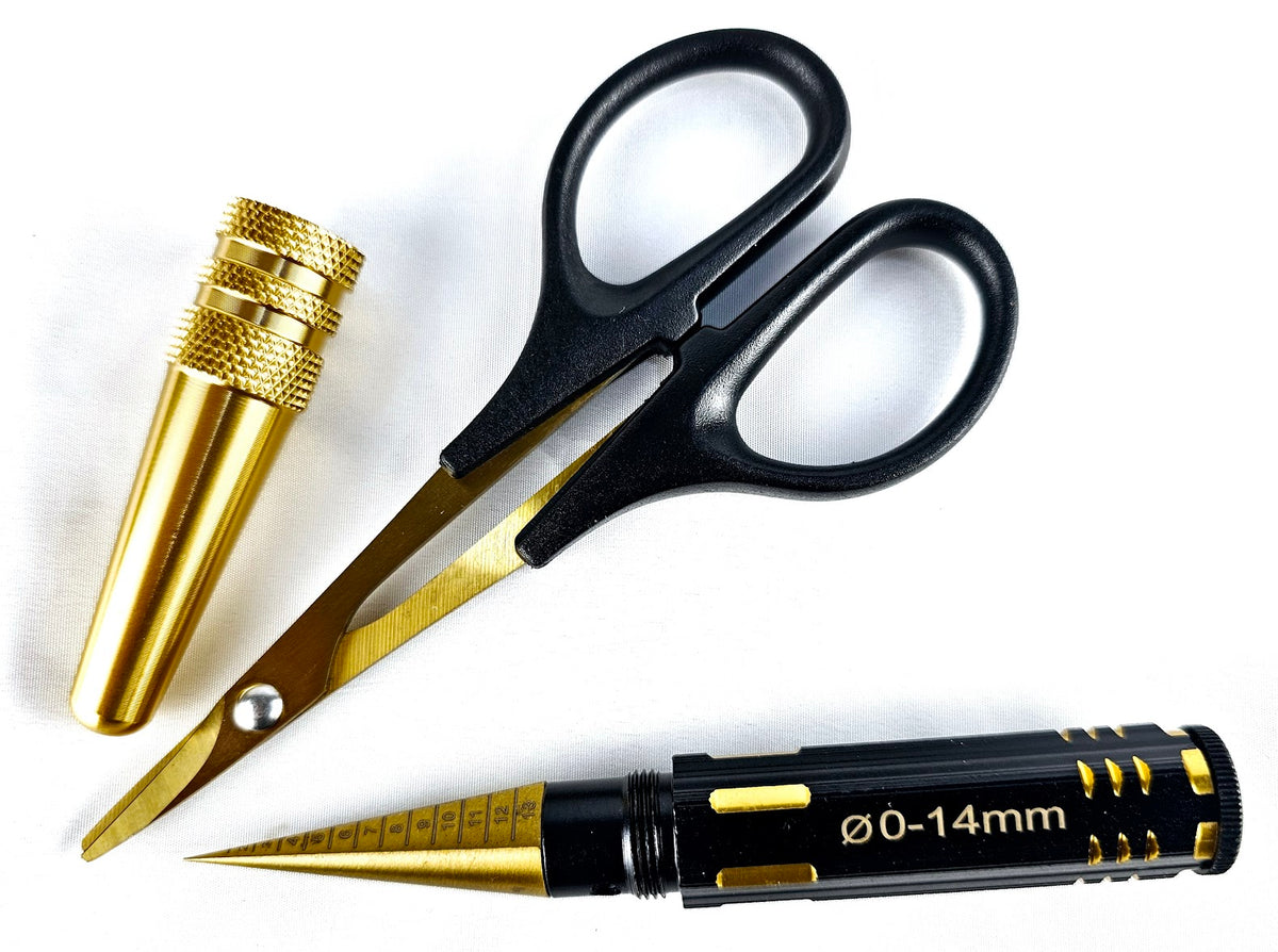 ERC Gold Body Reamer 0- 14MM, Curved Scissors – Eds RC