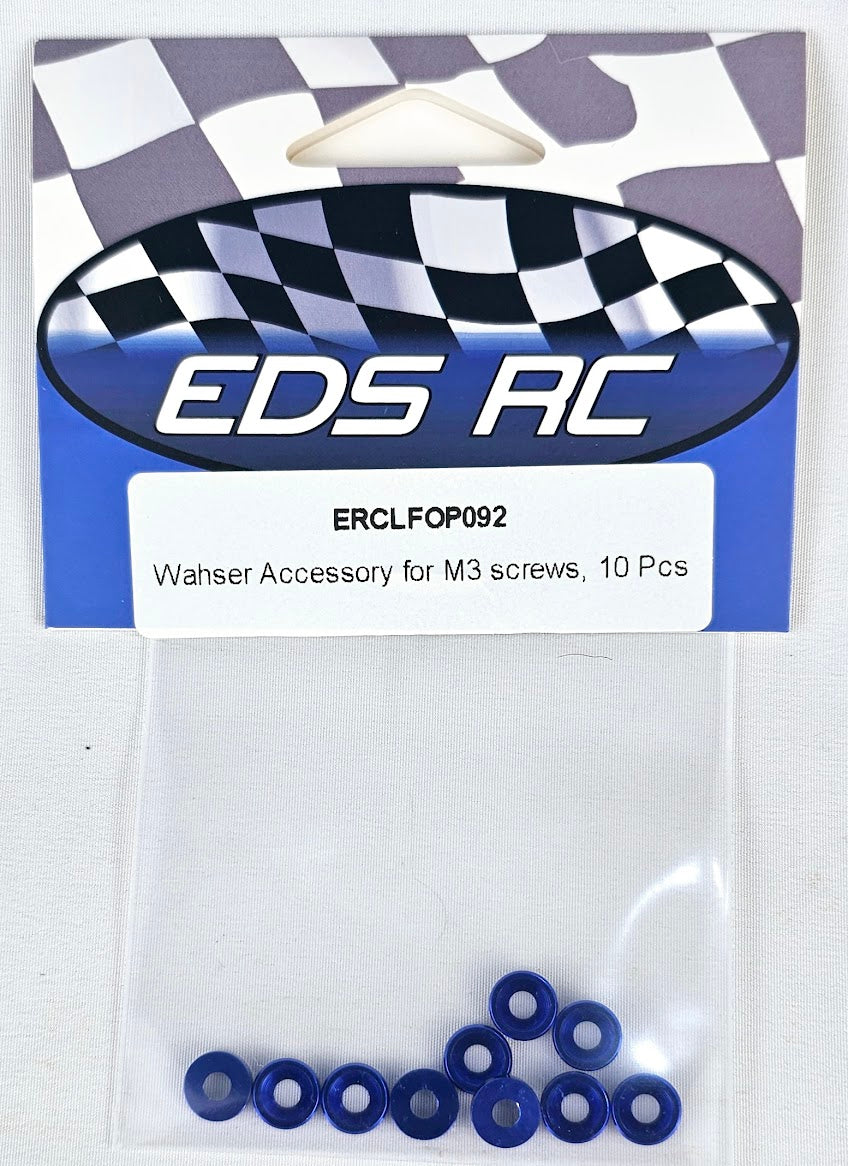 ERC Countersink Washer M3 10pcs Blue