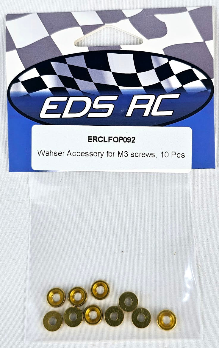 ERC Countersink Washer M3 10pcs Gold