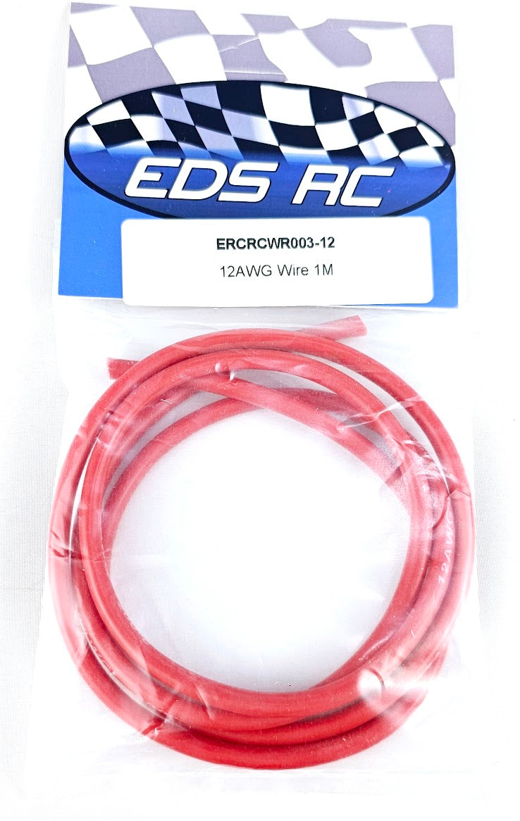 ERC 12AWG Wire 1M Red