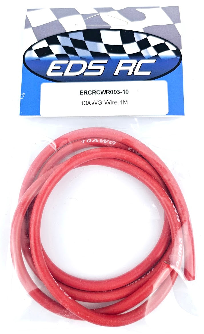 ERC 10AWG Wire 1M Red