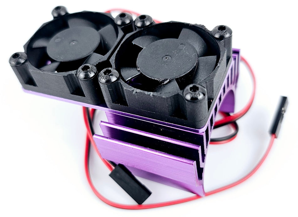 ERC Dual Cooling Fan for 540/550 Motors Purple