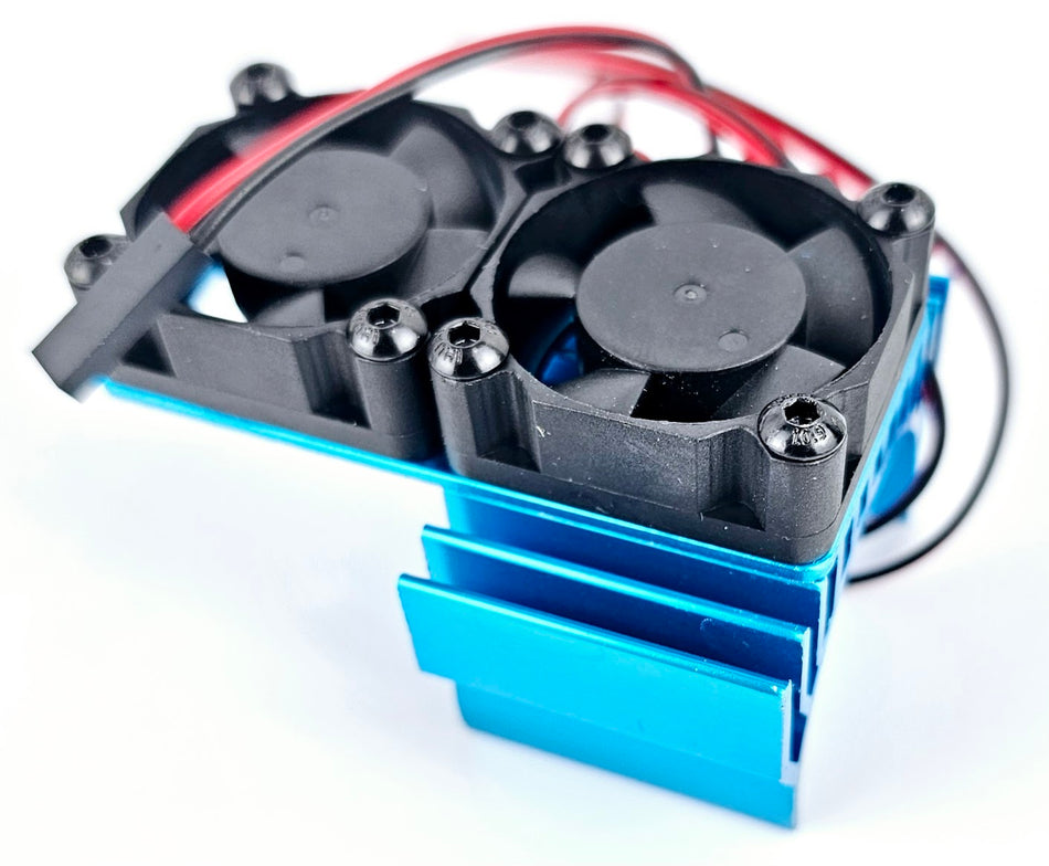ERC Dual Cooling Fan for 540/550 Motors Blue