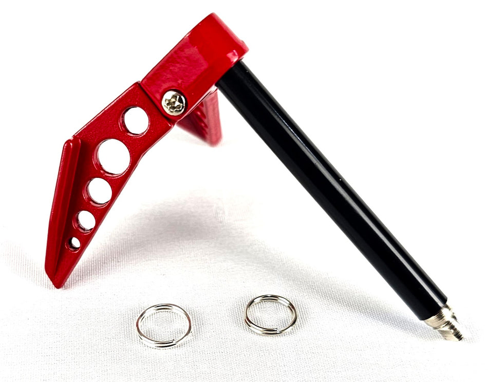 ERC Red Aluminum 1/10 Crawler Foldable Winch Anchor